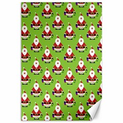 Christmas Santa Santa Claus Canvas 12  X 18   by Nexatart