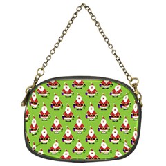 Christmas Santa Santa Claus Chain Purses (two Sides)  by Nexatart