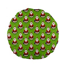 Christmas Santa Santa Claus Standard 15  Premium Round Cushions