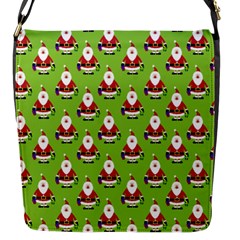 Christmas Santa Santa Claus Flap Messenger Bag (s) by Nexatart