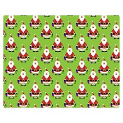 Christmas Santa Santa Claus Double Sided Flano Blanket (medium)  by Nexatart