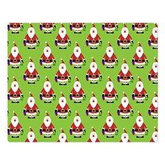 Christmas Santa Santa Claus Double Sided Flano Blanket (large)  by Nexatart