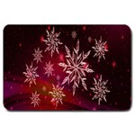 Christmas Snowflake Ice Crystal Large Doormat  30 x20  Door Mat