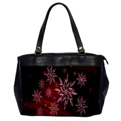 Christmas Snowflake Ice Crystal Office Handbags