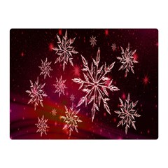 Christmas Snowflake Ice Crystal Double Sided Flano Blanket (mini)  by Nexatart