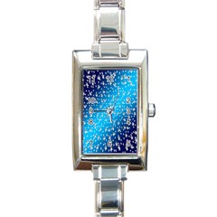 Christmas Star Light Advent Rectangle Italian Charm Watch by Nexatart