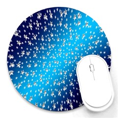 Christmas Star Light Advent Round Mousepads by Nexatart