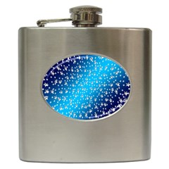 Christmas Star Light Advent Hip Flask (6 Oz) by Nexatart