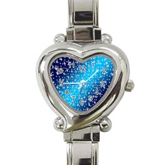 Christmas Star Light Advent Heart Italian Charm Watch by Nexatart