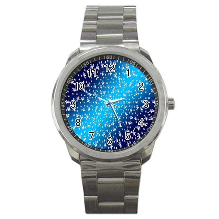 Christmas Star Light Advent Sport Metal Watch