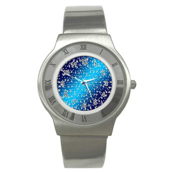 Christmas Star Light Advent Stainless Steel Watch