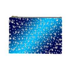 Christmas Star Light Advent Cosmetic Bag (large)  by Nexatart