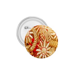 Christmas Straw Xmas Gold 1 75  Buttons