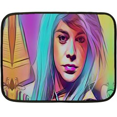 Drag On Go Double Sided Fleece Blanket (mini)  by MRTACPANS