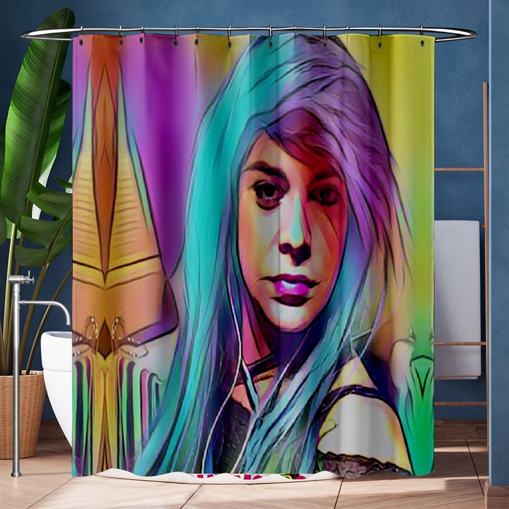 DRAG ON GO Shower Curtain 60  x 72  (Medium) 