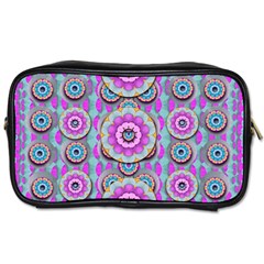 Magic Flowers From  The Paradise Of Lotus Toiletries Bags by pepitasart