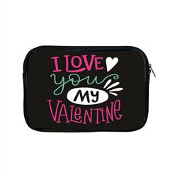  I Love You My Valentine / Our Two Hearts Pattern (black) Apple Macbook Pro 15  Zipper Case