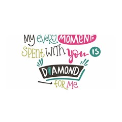 My Every Moment Spent With You Is Diamond To Me / Diamonds Hearts Lips Pattern (white) Satin Wrap by FashionFling