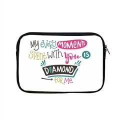 My Every Moment Spent With You Is Diamond To Me / Diamonds Hearts Lips Pattern (white) Apple Macbook Pro 15  Zipper Case