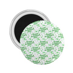 Saint Patrick Motif Pattern 2 25  Magnets