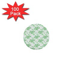 Saint Patrick Motif Pattern 1  Mini Buttons (100 Pack)  by dflcprints