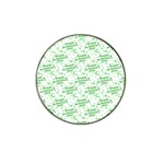 Saint Patrick Motif Pattern Hat Clip Ball Marker (10 pack) Front