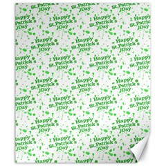 Saint Patrick Motif Pattern Canvas 20  X 24   by dflcprints