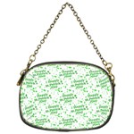 Saint Patrick Motif Pattern Chain Purses (One Side)  Front