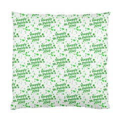 Saint Patrick Motif Pattern Standard Cushion Case (one Side) by dflcprints