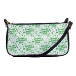 Saint Patrick Motif Pattern Shoulder Clutch Bags Front