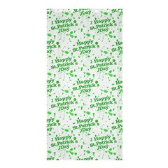 Saint Patrick Motif Pattern Shower Curtain 36  X 72  (stall)  by dflcprints