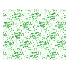 Saint Patrick Motif Pattern Double Sided Flano Blanket (large)  by dflcprints