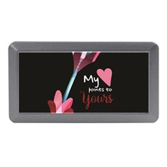 My Heart Points To Yours / Pink And Blue Cupid s Arrows (black) Memory Card Reader (mini) by FashionFling