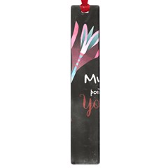 My Heart Points To Yours / Pink And Blue Cupid s Arrows (black) Large Book Marks by FashionFling