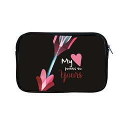 My Heart Points To Yours / Pink And Blue Cupid s Arrows (black) Apple Macbook Pro 13  Zipper Case