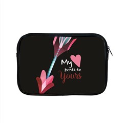 My Heart Points To Yours / Pink And Blue Cupid s Arrows (black) Apple Macbook Pro 15  Zipper Case