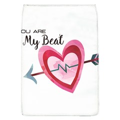 You Are My Beat / Pink And Teal Hearts Pattern (white)  Flap Covers (l) 