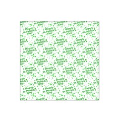 Saint Patrick Motif Pattern Satin Bandana Scarf by dflcprintsclothing