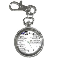 Kennedy Poem Key Chain Watches by athenastemple