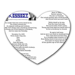 Kennedy Poem Heart Mousepads by athenastemple