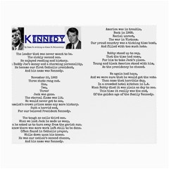 Kennedy Poem Small Glasses Cloth (2-side) by athenastemple