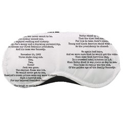 Kennedy Poem Sleeping Masks by athenastemple