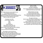 Kennedy Poem Double Sided Fleece Blanket (Medium)  58.8 x47.4  Blanket Front