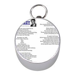 Kennedy Poem Mini Silver Compasses