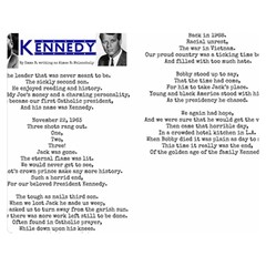 Kennedy Poem Double Sided Flano Blanket (medium)  by athenastemple