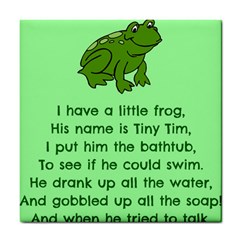 Little Frog Poem Tile Coasters by athenastemple