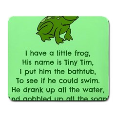 Little Frog Poem Large Mousepads by athenastemple