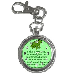 Little Frog Poem Key Chain Watches by athenastemple