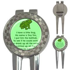 Little Frog Poem 3-in-1 Golf Divots by athenastemple