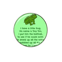 Little Frog Poem Hat Clip Ball Marker (10 Pack) by athenastemple